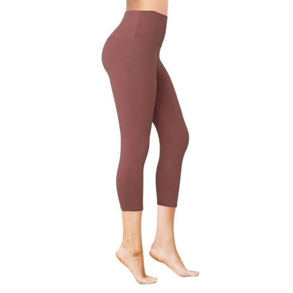 Brushed Tummy Control 5" High Waist Capri - Picture 9 of 11